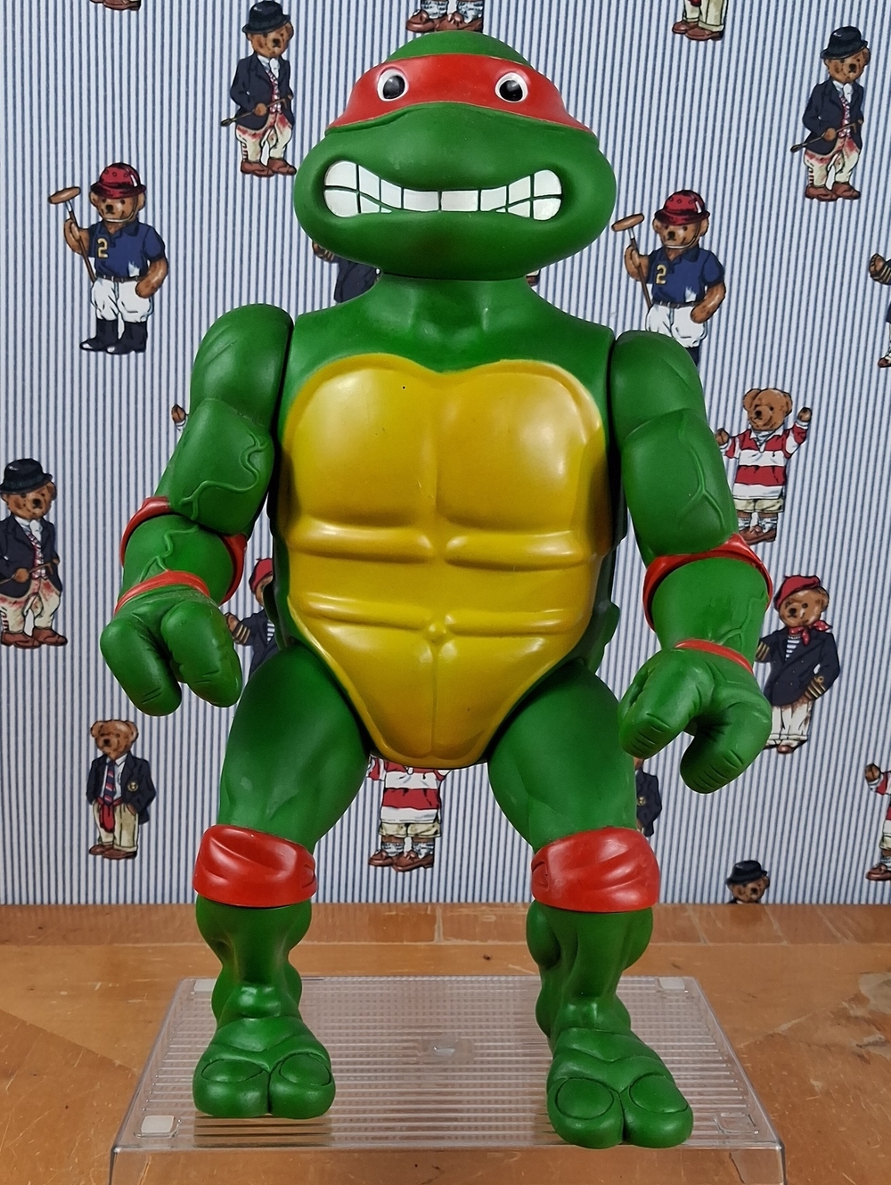 Vintage Incomplete TMNT 1989 Rafael Playmates Giant 13' Plastic Action Figure
